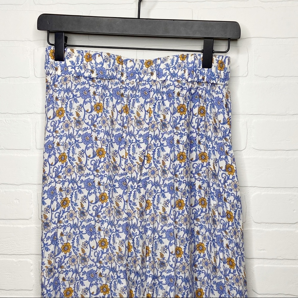 American Rag cottage core skirt tassel floral S - Picture 9 of 11